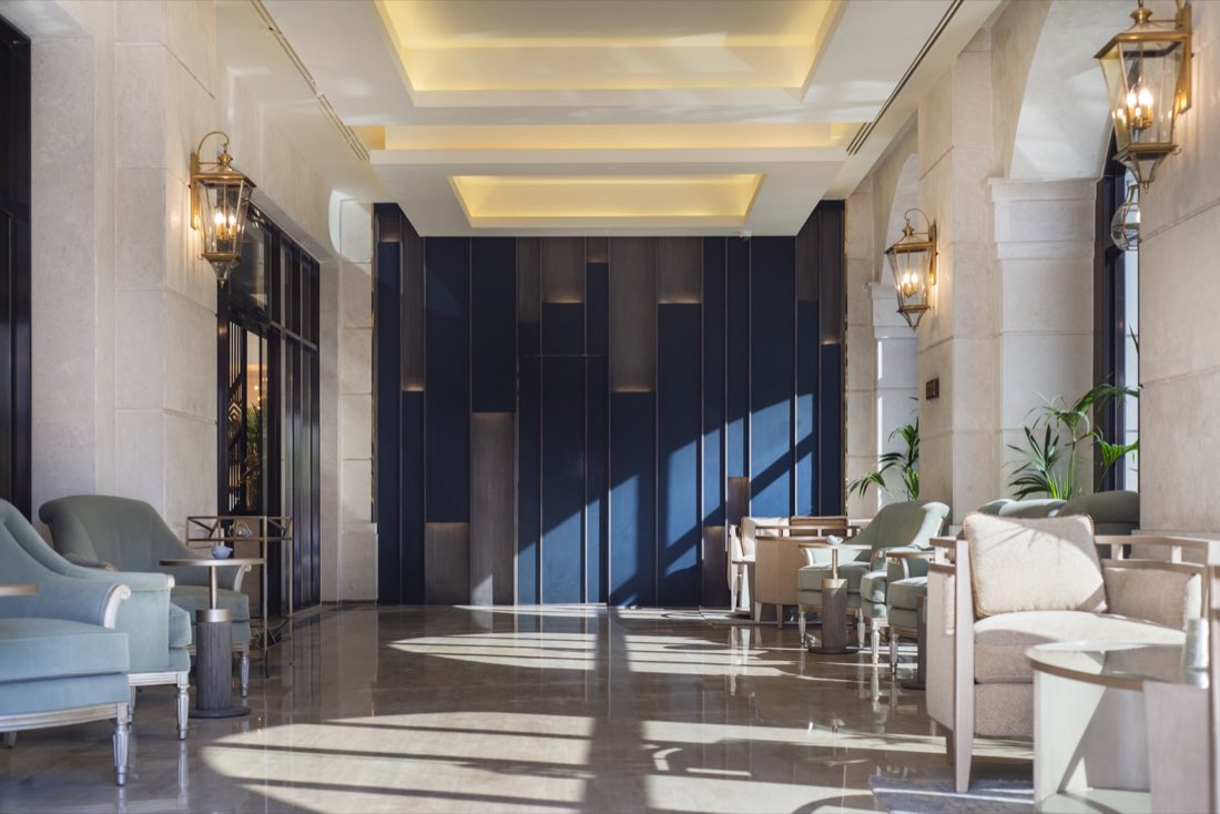 The lobby