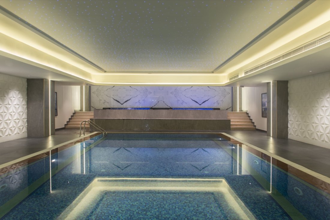 The swimming pool